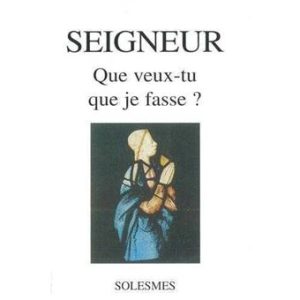 Seigneur, Que veux-tu que je fasse?