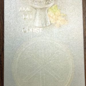 Carte Eucharistie "Âme du Christ"